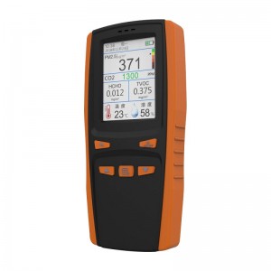 Luftqualitätsprüfgerät CO2-Detektor Partikelstaub Luftqualitätsmessgerät digitaler Luftanalysator PM2.5 PM1.0 TVOC